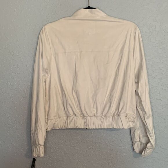 NWT Chaser faux suede cream jacket size M - Picture 3 of 9